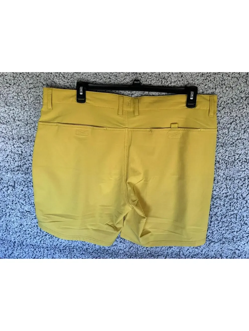 The North Face Rolling Sun Shorts Yellow Mens 40 Hiking Outdoor NWT
